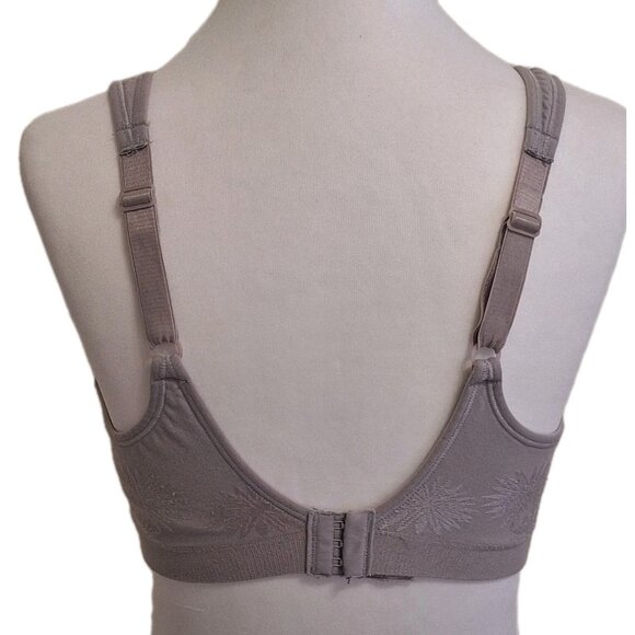 BALI WIRELESS BRA SIZE 38D GREY - Picture 4 of 6